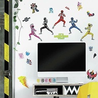 Decalques de Parede Power Rangers RoomMates - Adesivos Removíveis e Reutilizáveis para Quartos e Salas - imagem 3