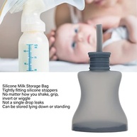 Saco de Armazenamento de Leite Materno em Silicone Reutilizável - 160ml, à Prova de Vazamento, para Freezer e Suco (Azul Escuro) - imagem 5