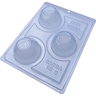 Forma Meia Esfera com Silicone 70mm – Prática e Reutilizável - imagem 2
