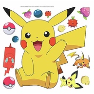 Adesivos de Parede Gigantes Pikachu RoomMates - Decoração Removível e Reutilizável - imagem 5