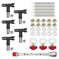 Ponta para Pulverizador de Tinta Sem Ar com Bicos Reversíveis - Sistema Completo para Pintura Profissional - imagem 2
