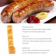 Invólucros de salsicha não comestíveis de plástico, revestimentos resistentes a altas temperaturas para presunto, salsichas e muito mais, perfeitos para fazer linguiça seca defumada - imagem 3