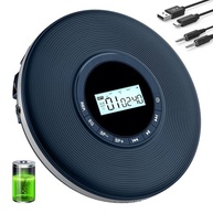 Leitor de CD Portátil Disman: Reviva sua Música com Bateria Recarregável e Conectividade Moderna - imagem 2