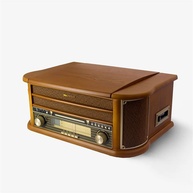 Vitrola ObaVintage: Toca Discos, CD, K7, USB, Bluetooth e Rádio FM - Reviva sua Música! - imagem 1