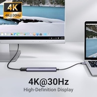 UGREEN Revodok 105 USB C Hub 5 em 1 adaptador multiporta 4K HDMI, fornecimento de energia de 100 W, 3 portas de dados USB-A, dongle USB C para MacBook Pro/Air, iPad Pro, iMac, iPhone 15 Pro/P - imagem 5