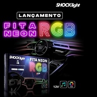 Fita Led Neon RGB Automotiva Shocklight SL-FTRGB4: Iluminação Interna Personalizada com App 6m - imagem 3