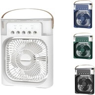 Ventilador Portátil com Umidificador e LED RGB - 3 Velocidades, USB, Bivolt - imagem 1