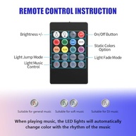 Iluminação LED Interior para Carro: 48 Cores RGB, Sincronização Musical e Controle por App/Controle Remoto - imagem 5