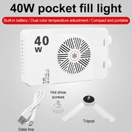 Luz LED RGB 40W: Iluminação Pro para Vídeos - imagem 2