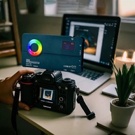 Mini LED RGB: Iluminação Portátil para Vídeos - imagem 2
