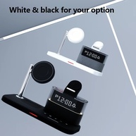 Carregador 3 em 1: Wireless, Relógio e Luminária RGB - imagem 4