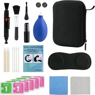 RHOTALL Estojo de Limpeza de Lentes 19 Em 1, Acessórios com Protetor de Lentes E Tampas de Polegar para Meta/Oculus Quest 2 E Quest 3/Hololens 2, Kit de Acessórios de Limpeza de Headset Vr, Várias Fer - imagem 1