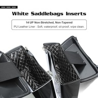 Forro de Alforje Rígido para Harley Davidson 2014-2023: Proteção e Estilo para sua Street Glide e Road King - imagem 3