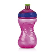Nûby Copo Squeeze Rosa Pop - 300ml com Bico Rígido e Tampa Protetora - imagem 3