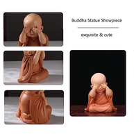3 Peças Estátuas de Buda Rindo para Decoração e Boa Sorte - imagem 4