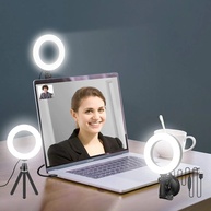 Ring Light 16cm: Iluminação Perfeita para Vídeos! - imagem 1