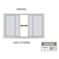 Janela de Aço Correr 100x200cm: Qualidade Riobras - imagem 2