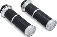 Manoplas Kuryakyn Riot para Harley-Davidson 2008-19: Controle Eletrônico do Acelerador em Prata - imagem 2