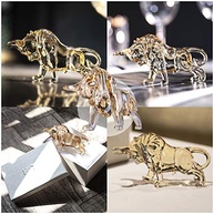 Estátua de Cristal Feng Shui Touro da Riqueza - Decoração de Mesa e Escritório com Simbolismo de Prosperidade - imagem 5