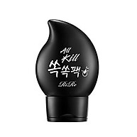 Rire All Kill Ssok Ssok Pack 40ml - Máscara de Carvão Coreana para Limpeza Profunda - imagem 1