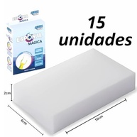 Kit com 15 Esponjas Mágica de Melamina Premium - Limpeza Profunda Sem Riscar - imagem 3