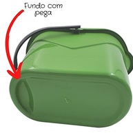 Rischioto Balde Retangular 18L – Resistente, Versátil e Ideal para Casa e Lazer - imagem 3