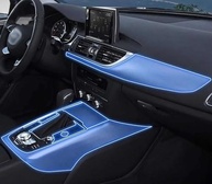 Película Protetora TPU Anti-Risco para Audi A6/A7/S6 (2016-2018) - Tela GPS e Painel - imagem 2