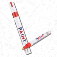 Kit 2 Canetas Reparadora Tira Risco Automóveis Carro Moto Caminhões Pintar e Retocar Pneu Azulejo e Tênis Uso Escolar Marca Texto - imagem 2