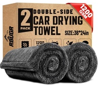 Toalhas de Microfibra 1200GSM RBUGR (2 Unidades) - Secagem Ultra-Absorvente e Sem Riscos para Carros - imagem 1