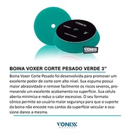 Boina Voxer Corte Pesado Verde 3" - Remoção Rápida de Riscos Severos - imagem 3