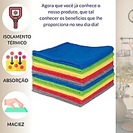 Flanelas Microfibra: Limpeza Impecável Sem Riscos! - imagem 2