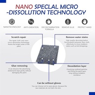 Nigrin Nano Sparkle Cloth 2025 - Pano de Nanofibra com Grão de Zircônia para Remoção de Riscos - imagem 4