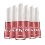 Risqué Cremoso: Kit 6 Esmaltes Energia 8ml - imagem 1