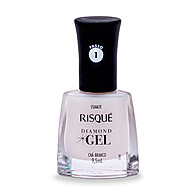 Risqué Diamond Gel Chá Branco: Unhas Impecáveis! - imagem 1