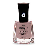 Risqué Diamond Gel Noz Moscada: Unhas Impecáveis! - imagem 1