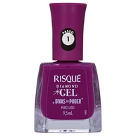 Risqué Diamond Gel Roxo Puro: Unhas de Diva! - imagem 1
