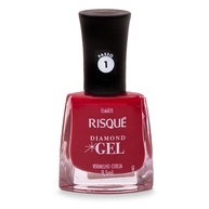 Risqué Diamond Gel Vermelho Cereja: Unhas Impecáveis! - imagem 1