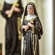 Imagem de Santa Rita em Resina 20cm - Decoração Sagrada Importada - imagem 3
