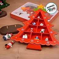 Enfeite de Madeira Árvore de Natal Vermelha 23cm - Rizzo - imagem 2