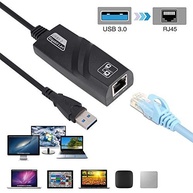 Adaptador de Rede USB 3.0 P/ RJ45 Lan Ethernet Gigabit Placa de Rede Externa 10/100/1000mbps - imagem 3