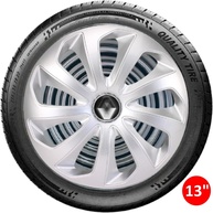 Renove Seu Carro: Jogo 4 Calotas Esportivas Velox Prata Aro 13 RLT para Clio - imagem 4