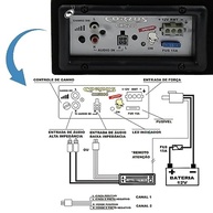 Caixa Slim Amplificada Corzus CXS200S 8'' 100W RMS - Graves Profundos para seu Carro - imagem 5