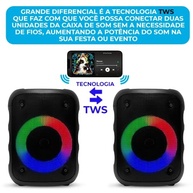 Caixa de Som Bluetooth Potente Grasep D-3138: Graves Incríveis e 10W RMS com Microfone! - imagem 4