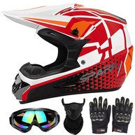 ModeIY Capacete Motocross Infantil e Adulto: Segurança e Estilo Off-Road Unissex (Conjunto 4 Peças DOT) - imagem 1