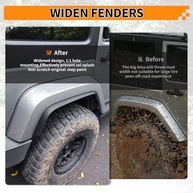 Z8 Para-Lamas Off-Road para Jeep Wrangler JK/JKU (2007-2018): Proteção e Estilo Ampliado - imagem 4