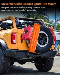 Krysolad EZ Rack Kit 2.0: Montagem Rápida e Segura para Pneu Sobressalente Off-Road - imagem 3