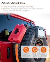 Krysolad Kit Rack EZ 2 Peças: A Solução Definitiva para Pneu Sobressalente Off-Road - imagem 4