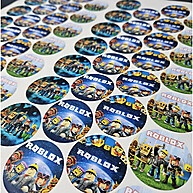 Adesivos Redondos Roblox 5x5cm – 100 Unidades para Decoração - imagem 2