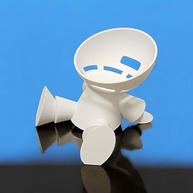 Suporte Criativo Robô para Echo Dot 4ª e 5ª Geração (Branco) - Estilo e Organização! - imagem 5