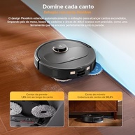 Roborock Qrevo S5V: Aspirador e Esfregão Robô com 12.000Pa, FlexiArm e Navegação LiDAR - imagem 5